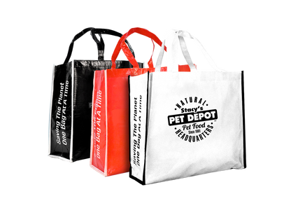 Laminated RPET Market Tote -B8740 Ecorite
