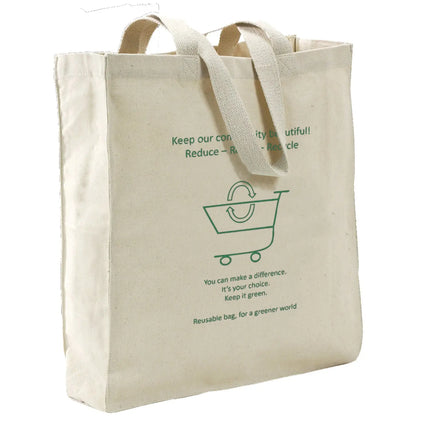 Cotton Canvas Smart Shopper Tote -B9230 Ecorite