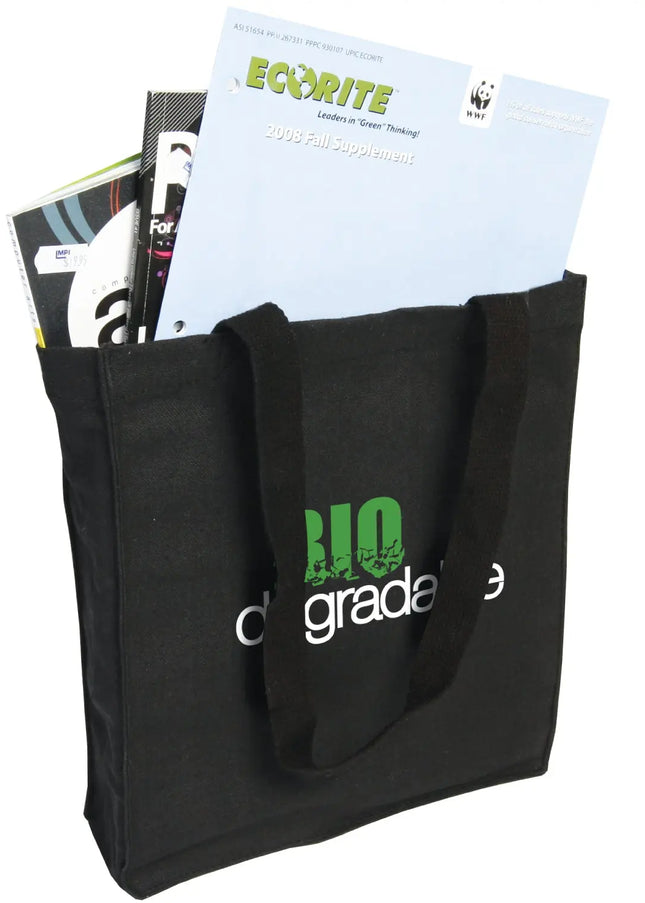 Cotton Canvas Book Bag Tote -B9235 Ecorite