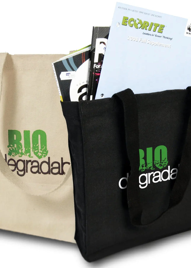 Cotton Canvas Book Bag Tote -B9235 Ecorite