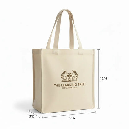 Cotton Canvas Book Bag Tote -B9235 Ecorite