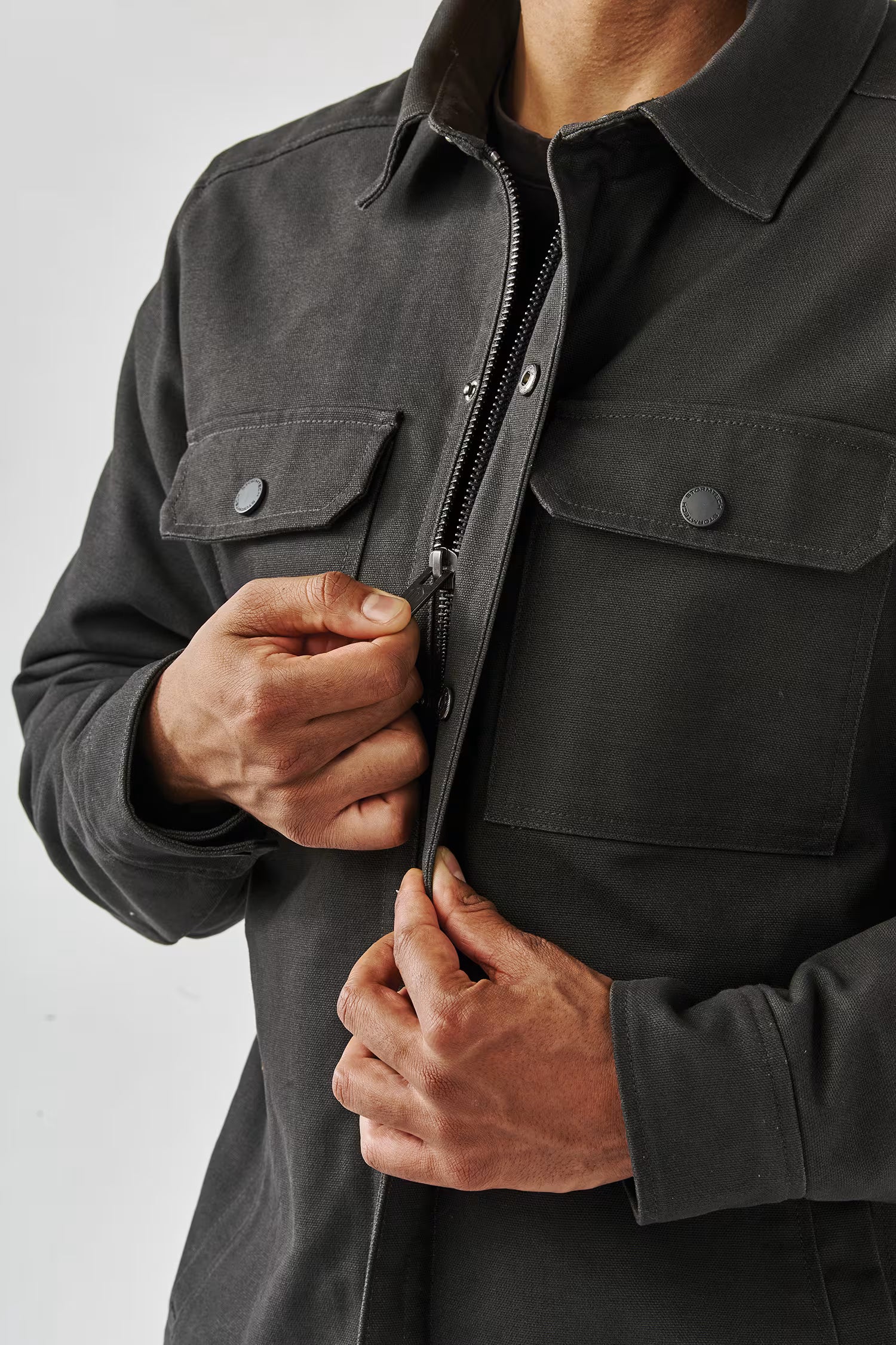 Men’s Oxide Sherpa Lined Canvas Jacket -CJK-2M Stormtech