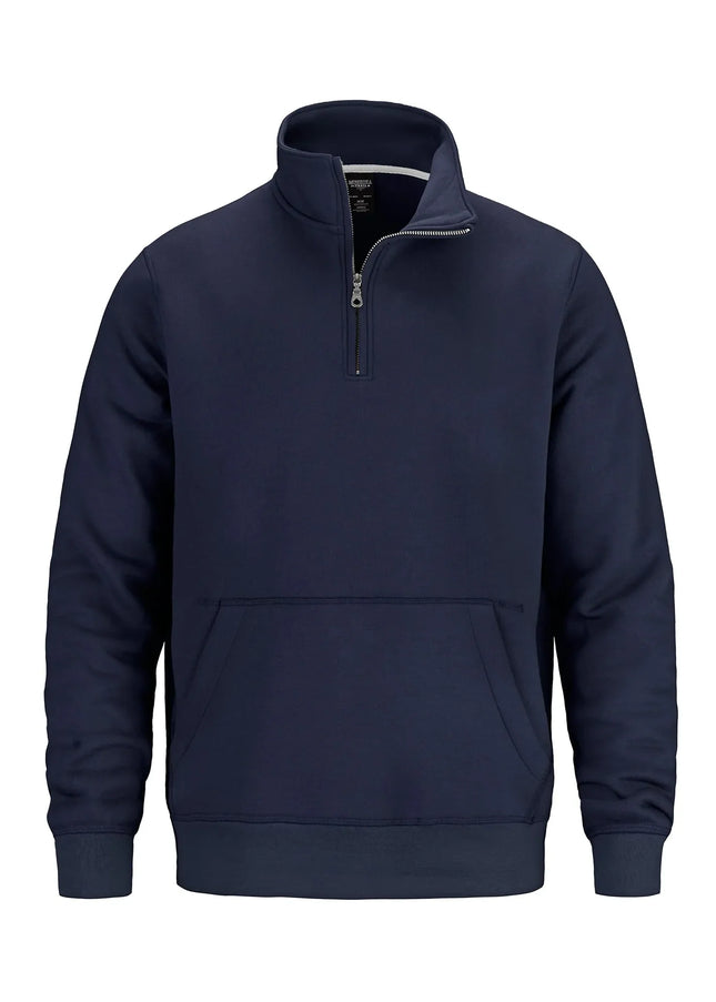 Fairmount - 1/4 Zip Sweatshirt w/ Pouch Pocket - L00602