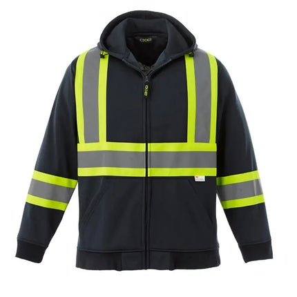 Freedom -Hi-Vis Full Zip Hooded Sweatshirt CSW CX2 Hivis