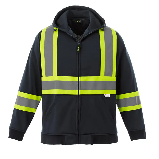 Freedom -Hi-Vis Full Zip Hooded Sweatshirt CSW CX2 Hivis