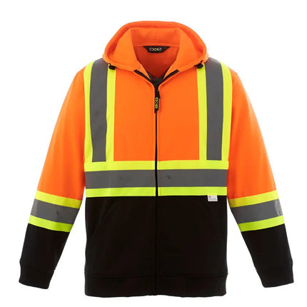Freedom -Hi-Vis Full Zip Hooded Sweatshirt CSW CX2 Hivis