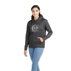 Palm Aire -Ladies Polyester Pullover Hooded Sweatshirt