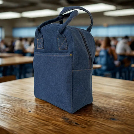 Denim Insulated Lunch Cooler -B5340 Just Tote Bags
