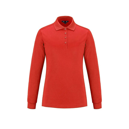 Birdie -Ladies Long Sleeve Pique Mesh Polo CX2