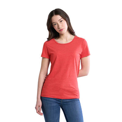 Liberty - Ladies Poly/Cotton Crewneck T-Shirt Just Tote Bags