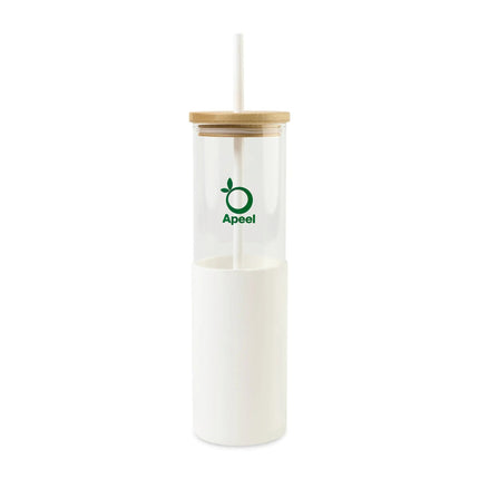 Aviana™ Journey Glass Tumbler with Straw - 20 Oz - Just Tote Bags