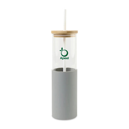 Aviana™ Journey Glass Tumbler with Straw - 20 Oz - Just Tote Bags