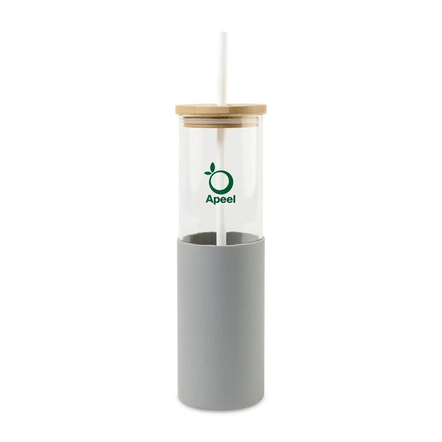 Aviana™ Journey Glass Tumbler with Straw - 20 Oz - Just Tote Bags
