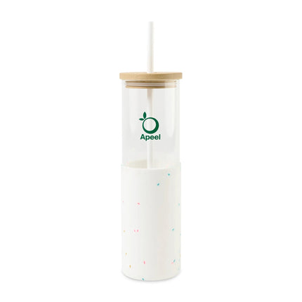 Aviana™ Journey Glass Tumbler with Straw - 20 Oz - Just Tote Bags