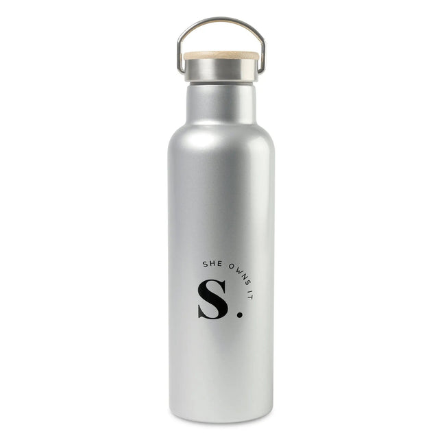 Aviana™ Metallics Double Wall Stainless Steel Wine Bottle - 25 Oz. - Just Tote Bags