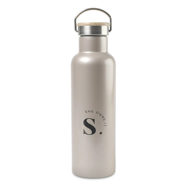 Aviana™ Metallics Double Wall Stainless Steel Wine Bottle - 25 Oz. - Just Tote Bags
