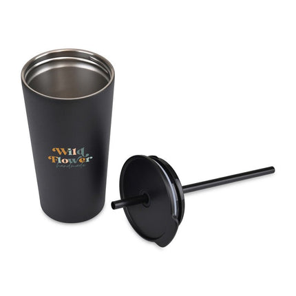 Aviana™ Rowan Recycled Straw Tumbler - 17 Oz. - Just Tote Bags