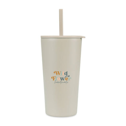 Aviana™ Rowan Recycled Straw Tumbler - 17 Oz. - Just Tote Bags