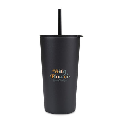 Aviana™ Rowan Recycled Straw Tumbler - 17 Oz. - Just Tote Bags