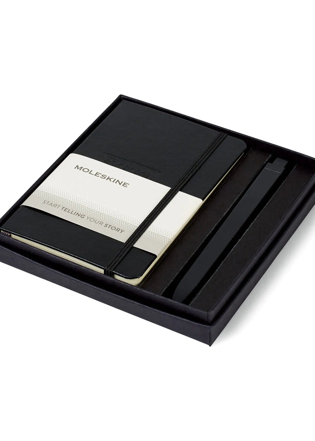 Moleskine® Pocket Notebook and GO Pen Gift Set Moleskine
