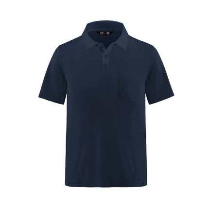 Caddy -Men's Pique Mesh Polo w/ Pocket - Just Tote Bags