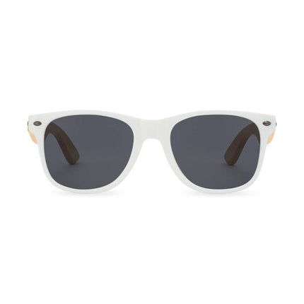 CapeShades Recycled Bamboo Sunglasses White Frame - Just Tote Bags