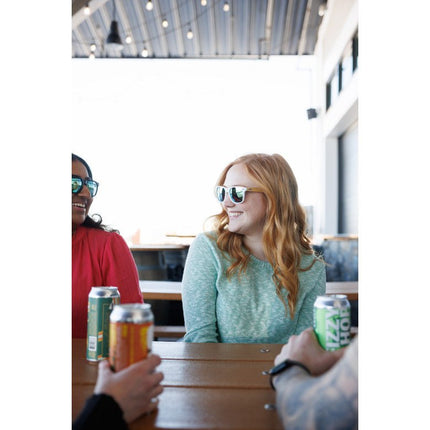 CapeShades Recycled Bamboo Sunglasses White Frame - Just Tote Bags