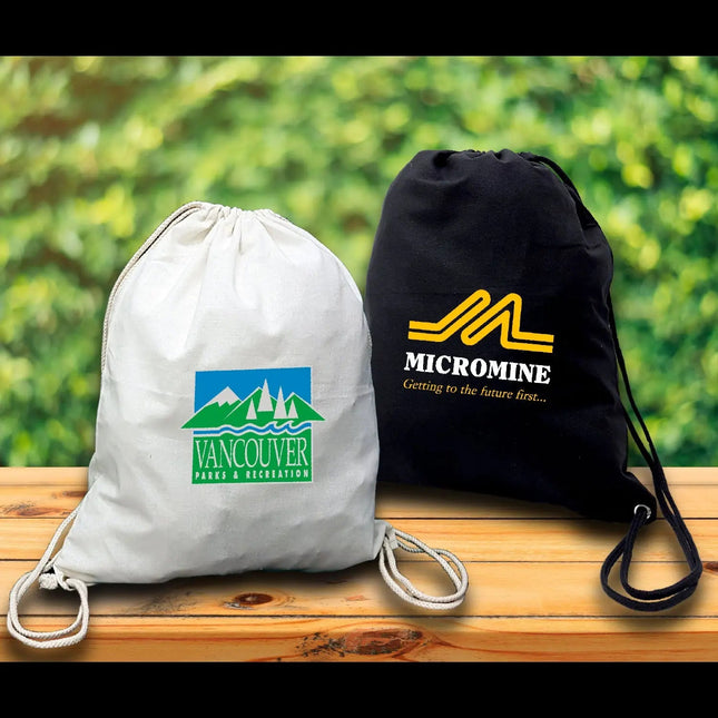 Classic Cotton Cinch Pack - B8440 - Just Tote Bags