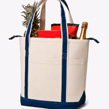 Cotton Canvas Boat Tote -B9530 - Just Tote Bags