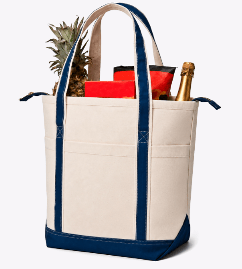 Cotton Canvas Boat Tote -B9530 - Just Tote Bags