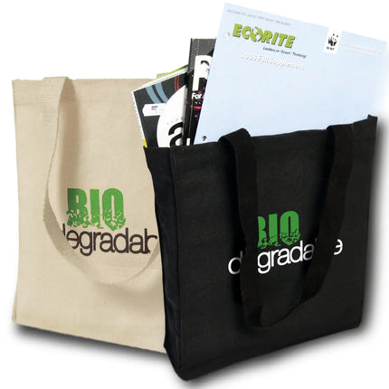 Cotton Canvas Book Bag Tote - B9235 - Just Tote Bags
