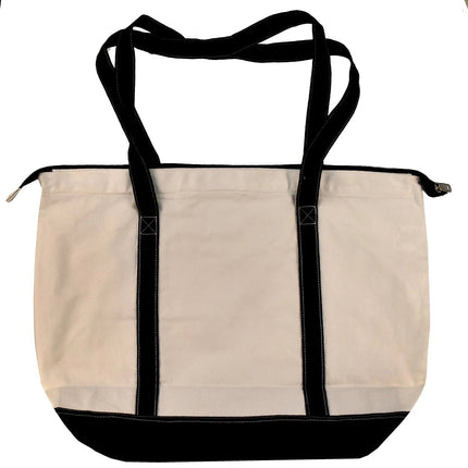 Cotton Canvas Carry-All Tote -B9520 - Just Tote Bags