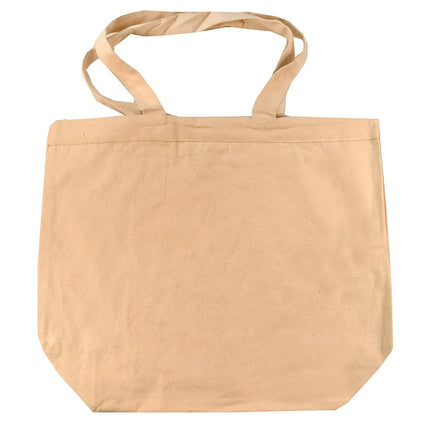 Cotton Canvas Jumbo Tote -B9540 - Just Tote Bags