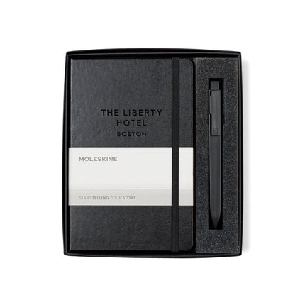 Moleskine® Medium Notebook and GO Pen Gift Set Moleskine