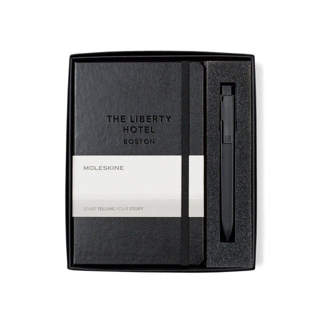 Moleskine® Medium Notebook and GO Pen Gift Set Moleskine