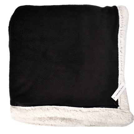 Deluxe Sherpa Throw Blanket- B5685-S - Just Tote Bags
