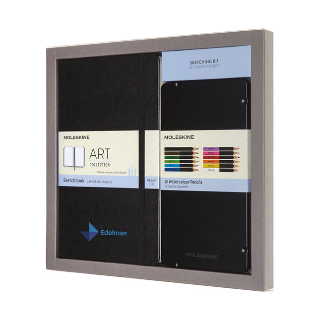 Moleskine® Coloring Kit - Sketchbook and Watercolor Pencils Moleskine