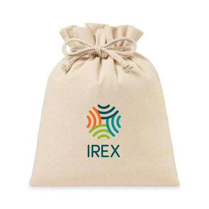 Eco-conscious Canvas Drawstring Gift Bag - Large - Just Tote Bags