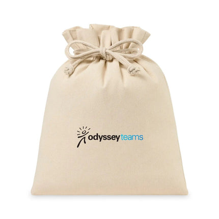 Eco-conscious Canvas Drawstring Gift Bag - Large - Just Tote Bags