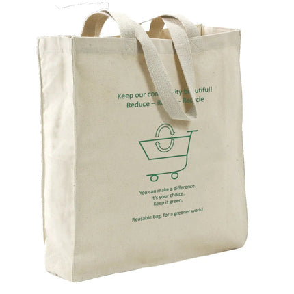 Ecorite Cotton Canvas Smart Shopper Tote - B9230 - Just Tote Bags