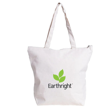 Ecorite Deluxe Cotton Zipper Travel Tote - B9510 - Just Tote Bags