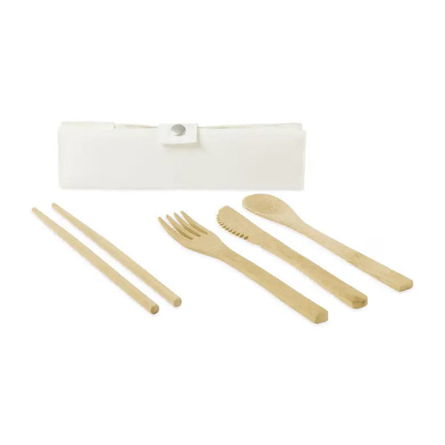 Gemline Zero-Waste Bamboo Utensil Kit - Just Tote Bags