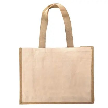 Jute /Cotton Market Shopper Tote - B3610 - Just Tote Bags