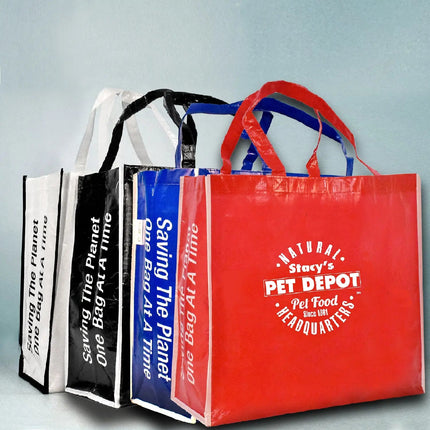 Laminated RPET Market Tote -B8740 - Just Tote Bags
