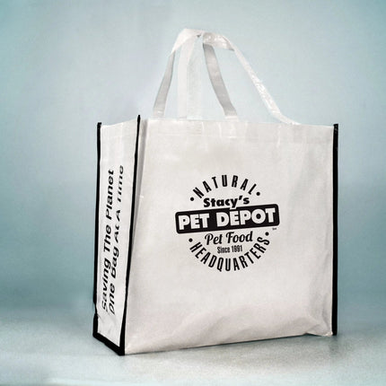 Laminated RPET Market Tote -B8740 - Just Tote Bags