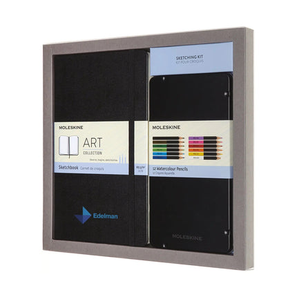 Moleskine® Coloring Kit - Sketchbook and Watercolor Pencils - Just Tote Bags