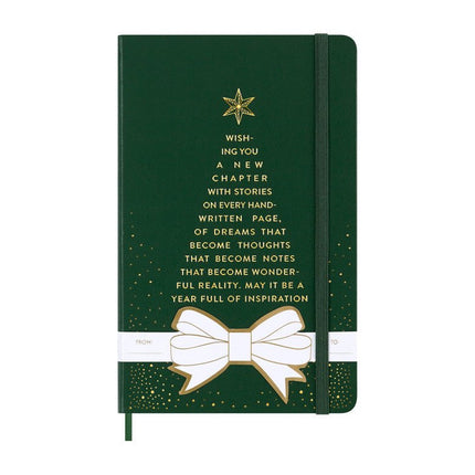 Moleskine® Hard Cover Holiday Notebook and GO Pen Gift Set - Just Tote Bags