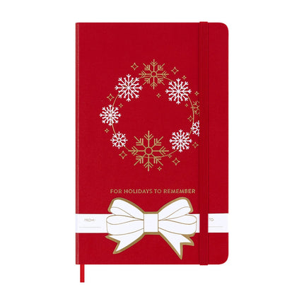Moleskine® Hard Cover Holiday Notebook and GO Pen Gift Set - Just Tote Bags
