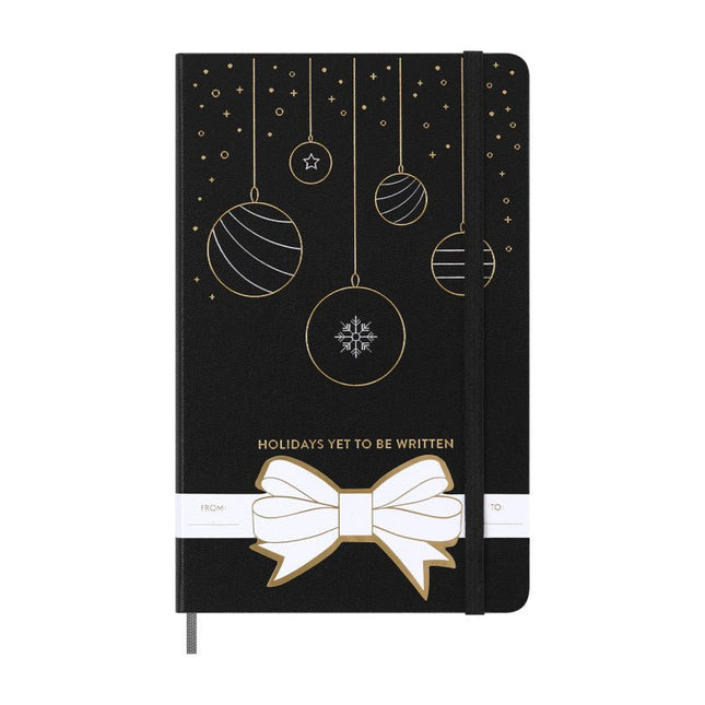 Moleskine® Hard Cover Holiday Notebook and GO Pen Gift Set - Just Tote Bags