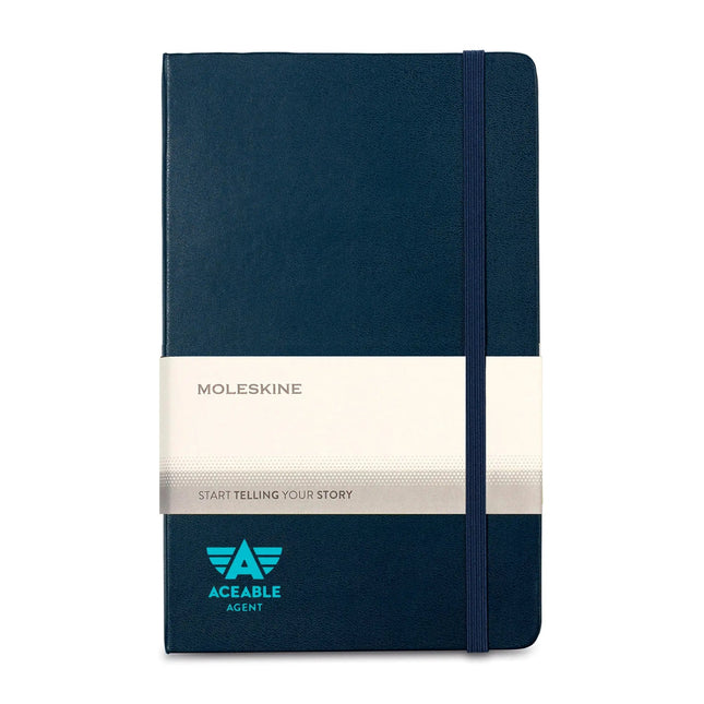 Moleskine® Hard Cover Ruled Large Expanded Notebook - Just Tote Bags